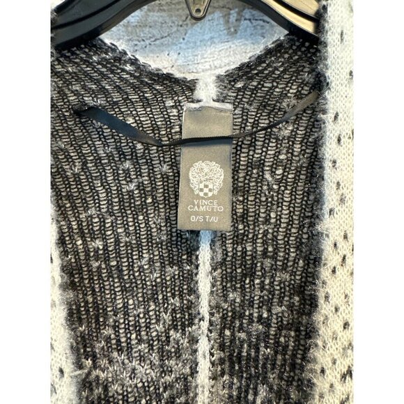 Vince Camuto Speckled Ombre Poncho One Size - Picture 2 of 4